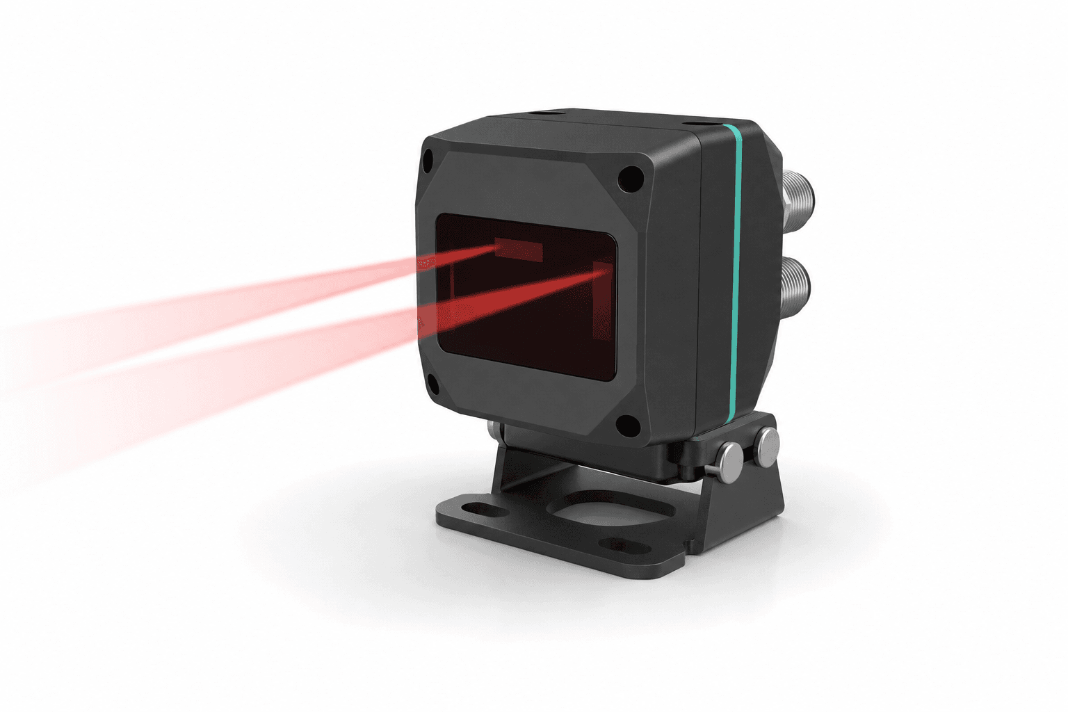 Visia LiDAR sensor over a sort line